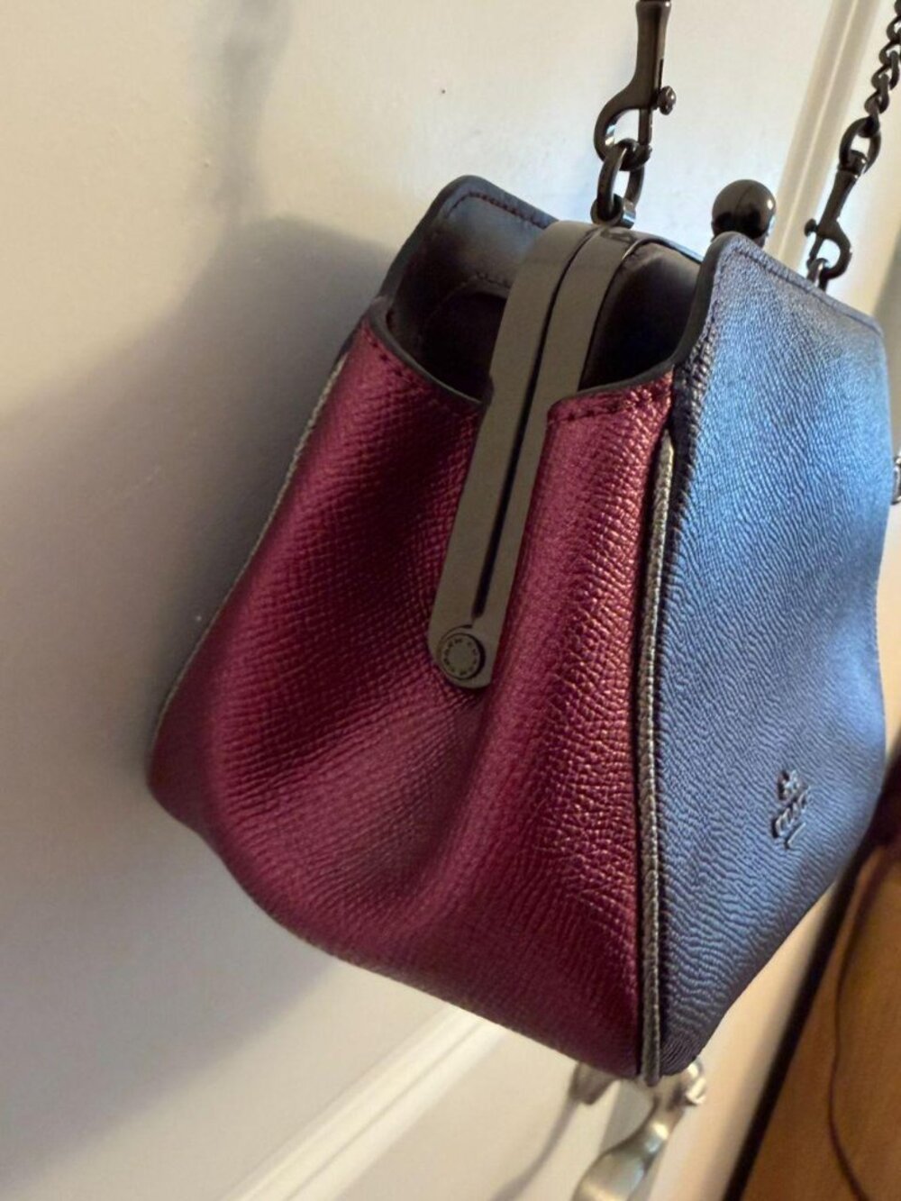Coach Pearl Kisslock Crossbody Bag - Picture 5 of 7
